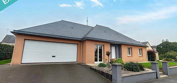 Maison de plain-pied 111m² 4chb 800m² jardin