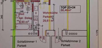 Streffleurgasse/Bäuerlegasse: Augarten Nähe - Erstbezug - Wohnküche - Großzügige Raumaufteilung - Unbefristet