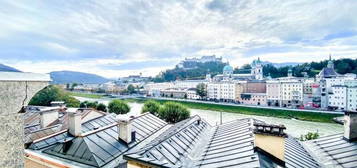 Charmante Altbauwohnung mit modernem Komfort und Panoramablick im Herzen Salzbu…