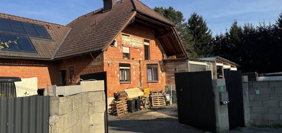 Zwei-Familienwohnhaus mit bezugsfertigem Erdgeschoß mit Garten, Balkon, Terrasse, 2 Garagen, Altbaumbestand