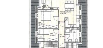 Kernsanierte Dachgeschosswohnung in Emsbüren