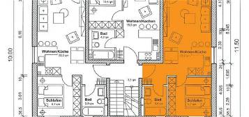 Mayence-Immobilien: Hell und modern... 2 Zimmerwohnung mit Balkon und Einbauküche!
