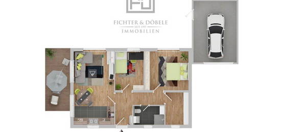 F&D | Moderner Bungalow mit EBK und Garage - Erstbezug