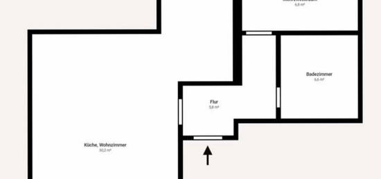 Erdgeschosswohnung 45qm in Ennepetal