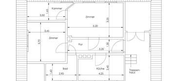 2-Zimmer Wohnung, Dachgeschoss