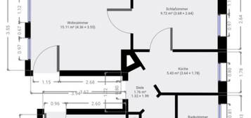 Wir bieten eine 2 Raum Wohnung in Helbra an