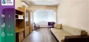 Apartament 2 camere amenajat, bloc reabilitat – zona Vlaicu