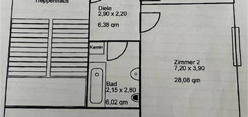 Modernisierte 3-Zimmer Wohnung mit Balkon zu vermieten