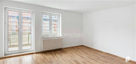 Bezugsfrei! Attraktive 3-Zimmer-Wohnung mit Balkon in Erfurt