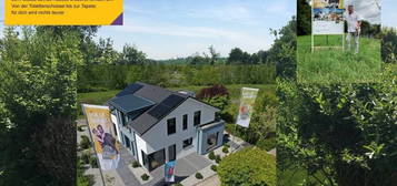 FREUEN SIE SICH AUF EINE TRAUMHAFTE AUSSICHT INS GRÜNE VON DER TERRASSE IHRES TRAUMHAUSES!  TELEFON 01714863595