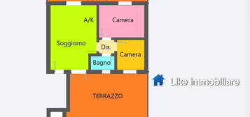 Attico buono stato, 83 m², Villaggio Giardino, Modena