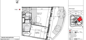 Duplex neuf  à vendre, 2 pièces, 1 chambre, 41 m²