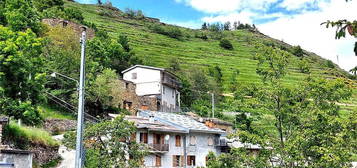 Appartamento con terreno in borgata alpina