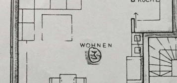 Sehr gepflegte 2-Zimmer-Wohnung mit großer Terrasse, Garage  und Einbauküche in Darmstadt-Eberstadt