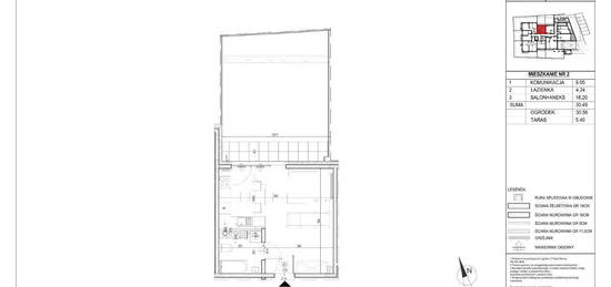 Mieszkanie w Centrum Kielc| 30,49 m2 |1 Pokój| 0P