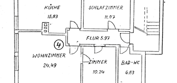 Gemütliche 3 Zimmer-Wohnung