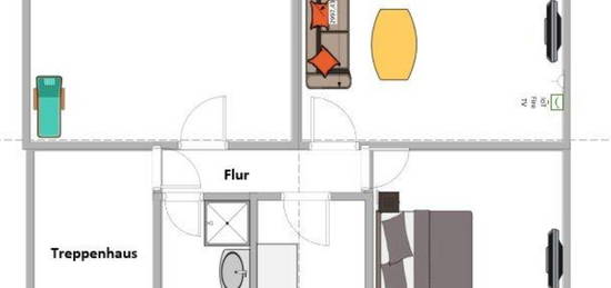 Wohnung Hitdorf renoviert 67qm