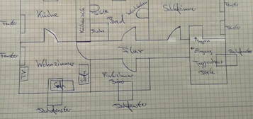 Wohnung zu vermieten! 490€ KM, 60qm, 3Z,K,B.Keller ab 01.12.24