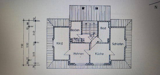 3 Raum Wohnung im Grünen