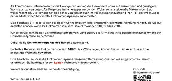 2- Raumwohnung in Rummelsburg. EINKOMMENSORIENTEIRTE VERMIETUNG!