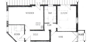 Ansprechende und modernisierte 3-Zimmer-Wohnung mit Einbauküche in Bad Nauheim