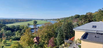 Wunderschöner Rundumblick auf die Elbe, die Innenstadt & das Blaue Wunder!