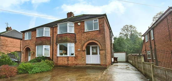 Semi-detached house for sale in Marples Avenue, Mansfield Woodhouse, Mansfield NG19