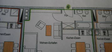 Gepflegte 1-Zimmer-Hochparterre-Wohnung in Bad Reichenhall