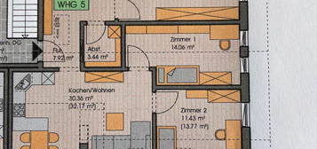 Neubauwohnung mit Balkon zu vermieten