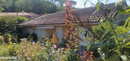 Maison en pierre individuelle avec jardin