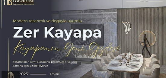 LOOKHAUSE NİLÜFER KAYAPA SOSYAL DONATILI 3+1 ARA KAT DAİRE