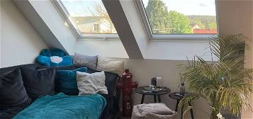 Exklusive 1-Zimmer-Dachgeschosswohnung mit geh. Innenausstattung mit Balkon und EBK in Heroldsberg