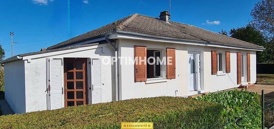 Maison de plain-pied  à vendre, 4 pièces, 3 chambres, 100 m²