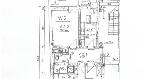 3 Raum Wohnung mit Balkon