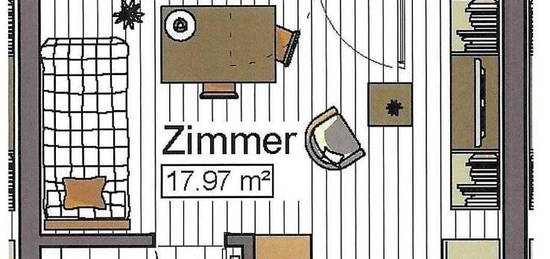 1-Zimmer Wohnung (Single Flat) in Neu-Ulm zu vermieten