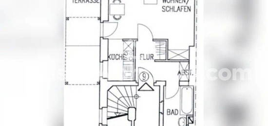 [TAUSCHWOHNUNG] Schöne Einraumwohnung mit Terrasse im Hinterhaus Neustadt