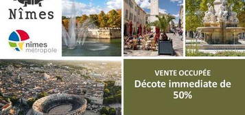 Vente en nue propriété - F71 ans - NIMES (30900)