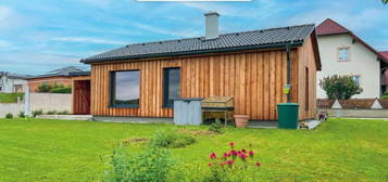 WALDVIERTLERTRAUM - Holzmassivhaus mit Carport und Garten in Loiwein