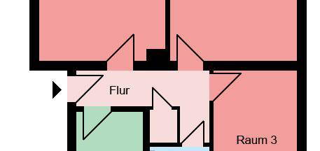 Schöne 3-Zimmer-Wohnung mit Balkon in grüner Lage