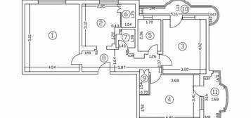 Apartament 2 camere -Doamna Ghica - Decomandat-80mp