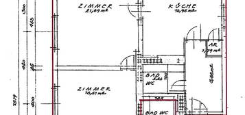 Renovierte, teilmöblierte Wohnung, 72m², provisionsfrei, von Privat