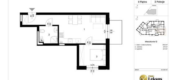 Mieszkanie 35,20 m2 bez pośrednika, 2 pokoje