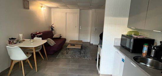 Appartement meublé T2 de 31m2 terrasse, lave linge