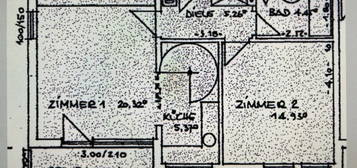 Vermiete schön geschnittene 2-Raum-Wohnung in Pulsnitz