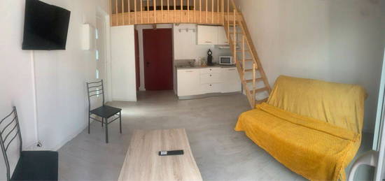 Studio 22m2 mezzanine 8m2 avec terrasse