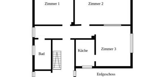 Gemütliche, helle Wohnung im Erdgeschoss