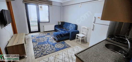 MÜKEMMEL BİR KONUMDA 1+1 EŞYALI APART DAİRE