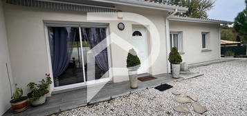 Maison 100m2 plain pied, 3 chambres, garage