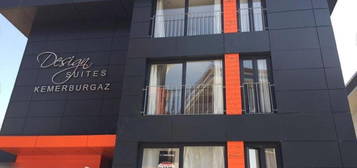 Kemerburgaz DESIGN SUITES' de 1+1 Kiralk Eyal .Dubleks Daire