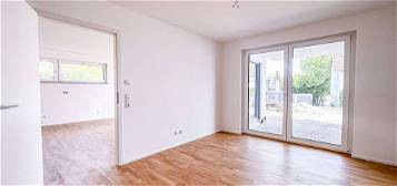 Neubau 2-Zimmer Wohnung im Gartengeschoss mit Terrasse/Gartenanteil und TG-Stellplatz!